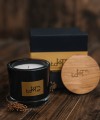 Aromatinė sojų vaško žvakė - Obuoliai ir luizianos beržas 2