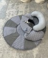 žaidimų kilimėlis kūdikiui funkcionali pagalvė