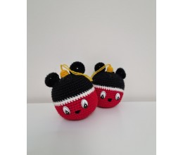 Rankų darbo Kalėdiniai žaisliukai - Mickey
