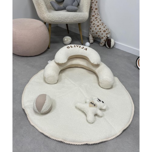 Funkcionali pagalvė ir žaidimų kilimėlis - Teddy mini